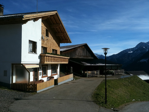 Schlins酒店住宿-Bauernhof Mondspitze