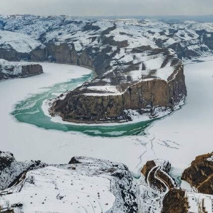 冬游老牛湾黄河大峡谷+杨家川小峡谷1日游【可定制包车】