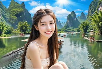 遇龙河竹筏漂游+十里画廊+千古情/玩法可选一日游【纯玩小团】【[亮点一]人工手撑竹筏+十里画廊+银子岩/相公山/世外桃源/千古情/如意峰玩法可选，体验超棒！】