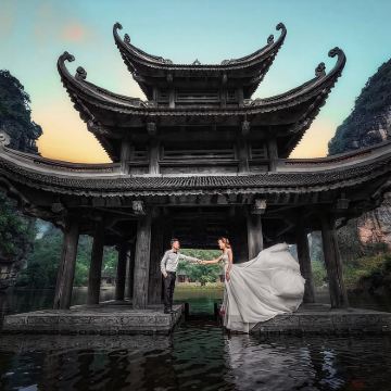 越南宁平省宁平陆龙湾一日游【拜顶寺+长安河流线】