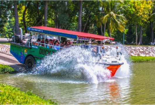 新加坡DUCKtours鸭子船天际斜坡滑车一日游包车门票包含【经典Q-travel设计，一家一团，无需拼车，包车游览，免去太阳晒，换乘交通的烦恼】