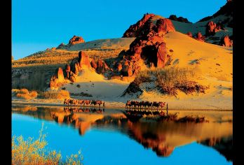 玉龙沙湖+灯笼河草原1日游【网红打卡玉龙故乡·6人精致小团·观赏草原上的大风车】