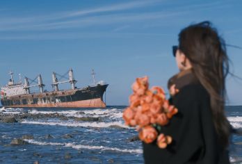 【市区上门接送】威海天鹅湖+布鲁维斯10大网红景点赠沙雕门票【[精致出片]提供蓝围巾、花束拍照道具，赠送威海纪念币和沙雕艺术园区门票。】