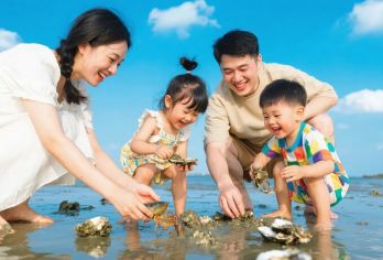 【只去小嶝岛赶海】厦门赶海一日游限时特惠！含接送工具+海鲜餐【[体验式旅行]专业渔民讲解，体验渔民生活劳作，亲子的海滩乐园，赶海古法拉地笼捕螃蟹，挖海蛎】