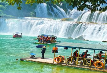 【私家团】崇左+德天跨国瀑布景区+峒那屿湾景区一日游【[独立团·上门接送/纯玩团/无购物无自费/不加点/含德天接驳车】