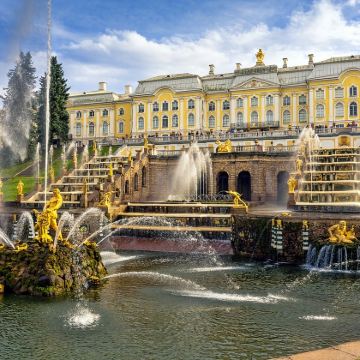 圣彼得堡夏宫花园+喀琅施塔得+冬宫一日游