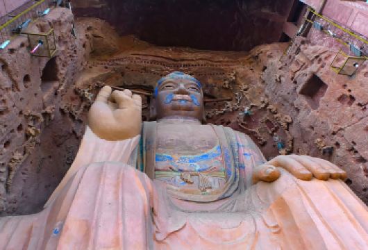 甘谷大象山+水帘洞一日游【打卡小众景点/市区可上门接】【天水市区酒店、高铁站、机场免费接送】