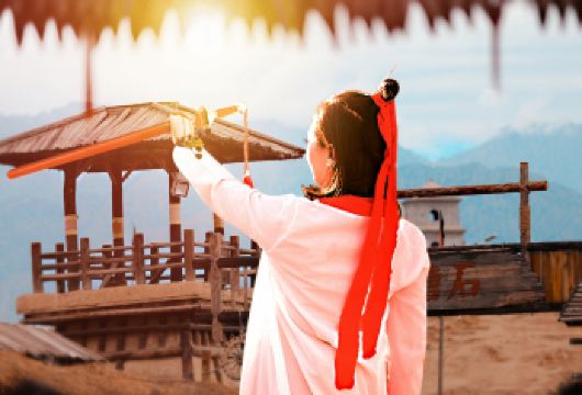 宁夏银川镇北堡西部影城+贺兰山岩画+沙湖生态旅游区一日游【[总社发团]纯玩无购物，轻抚船桨畅游碧水金沙间、感受《大话西游》拍摄地、观摩万年岩画，探边塞文化！】