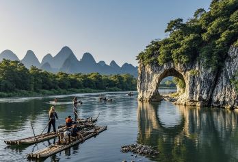 桂林山水诗画象鼻山＋漓江＋日月双塔＋东西巷【中文包车，定制服务，安心自由】