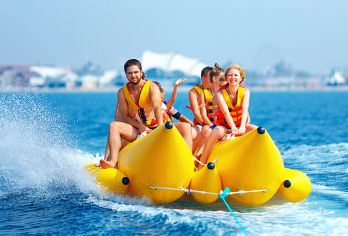 沙巴亚庇跳岛游 沙比岛+马奴干岛一日游浮潜 淘梦岛水上活动【船程20分钟左右】