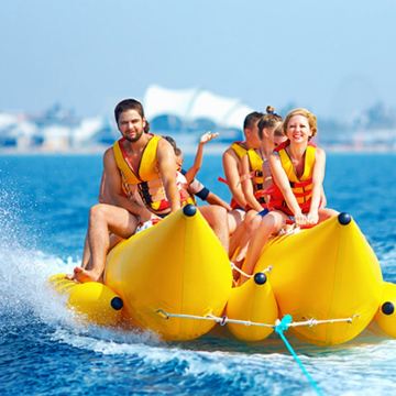 沙巴亚庇跳岛游 沙比岛+马奴干岛一日游浮潜 拖拽伞水上活动