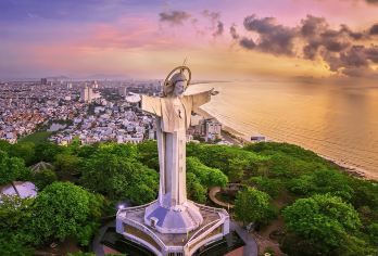 胡志明头顿一日游【中文导游+耶稣山+白宫+海边漫步】【[优质服务]品质行程，专业英文中文导游可选，可选包车和拼团，每天发团，热情咨询】