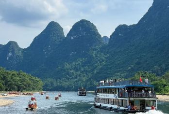 桂林+阳朔+漓江+遇龙河一日游 商务小车+可选英语/法语向导【一价门票全含，无自费景点，无强制消费！可选专业外语及多年经验老司机带队，客服24h1对1服务。】