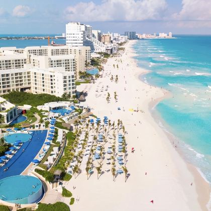 墨西哥坎昆-坎昆海滩/水下博物馆可定制【中文专车-舒适纯净】