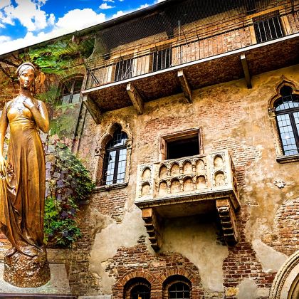 意大利威尼斯罗密欧故居+朱丽叶故居+西尔苗内一日游