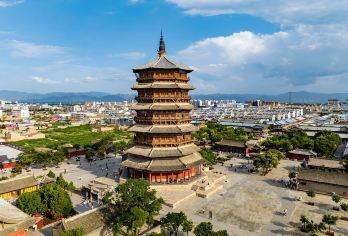 大同悬空寺+应县木塔+云冈石窟1日包车游【3人专属包车】【[景区不限时·无限畅玩]：无超时费困扰，舒心自在，时间自由】