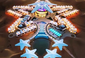 中卫沙坡头星星酒店含房费+接机+早晚餐+景区门票+全日制活动【特色美食】