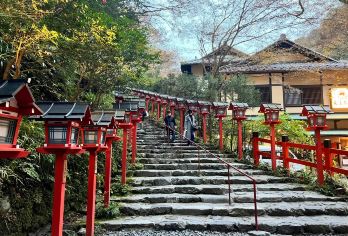 日本京都-琉璃光院-三千院-贵船神社-红叶满天 京都巡礼。【专业行程定制，精选热门景点，高效游玩不走回头路，贴心服务保障，轻松】