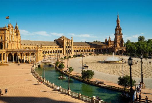 西班牙广场+玛丽亚公园+黄金塔+瓜河游船+弗拉明戈博物馆【精品包车，私享空间，上门接送，轻松出行】