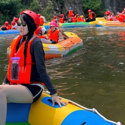 尧山大峡谷漂流一日游丨含往返车费丨漂流门票
