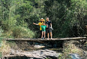 云南腾冲高黎贡山青岩子一日游5km10km/竹筏/野温泉野餐【[山野徒步]高黎贡山轻徒步，森林氧吧有氧运动，徒步穿越溪流瀑布；】