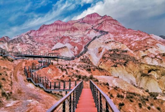 【包车游】兰州水墨丹霞半日游  |上门接送 | 一单一团【[自由选择]早班、午班两班自由出行，出差商旅的尤佳选择！景点纯玩纯享3小时！】