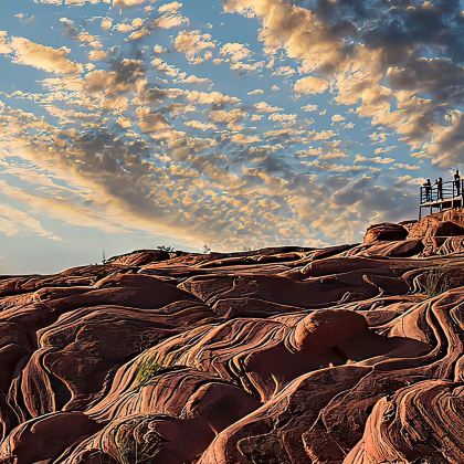 陕西波浪谷+波罗古堡建筑群一日游【榆林出发】