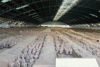 西安兵马俑+《驼铃传奇》秀【双景区票/兵马俑讲解/可选场次】【[无忧出行]免预约排队，快速入园，赠送兵马俑人工讲解+无线耳麦使用】