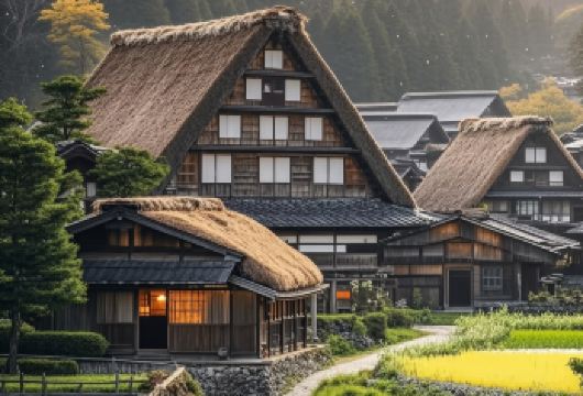 名古屋高山白川乡合掌村展望台一日游古街漫步美食打卡飞弹牛【飞弹牛体验】