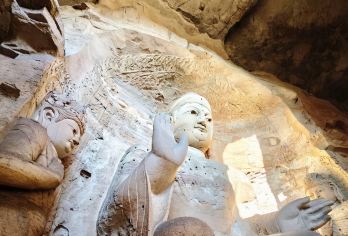 云冈石窟+悬空寺甄选准新车※景点游玩不限时酒店上门接11号线【[精品包车一日游]全系车型均使用[精品车型]-车内干净卫生，司机服务热情贴心，大同市平城区范围上门接】