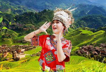 桂林龙脊梯田+金佛顶+黄洛红瑶寨一日游【2-8人商务团】【[安心出游]司机导游，分餐制用餐。车上不推销，专业司导，无购物自费，无强制好评！】