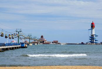 河北秦皇岛：鸽子窝公园+仙螺岛/中英文导游 Q【全程中文/英文/小语种服务，沟通无障碍，景点可调】