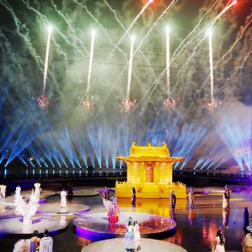 6人小团 婺女洲门票+遇见婺源演出+打铁花+星空花海馆 夜游