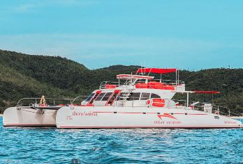 芭堤雅无人双岛竹岛+林岛懒人晚出发 游艇出海浮潜一日游【滑梯+桨板+海钓，畅玩水上活动，度假新体验】