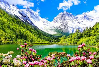 毕棚沟+理县甘堡藏寨景区一日游【无购物+一次畅游[打卡川西小瑞士毕棚沟+甘堡藏寨]】