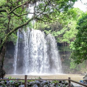 中国海南临高古银瀑布一日游【包车游丨临高角丨解放公园】