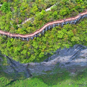 天门山+玻璃栈道+天门洞一日游【确保A线票\可选VIP通道】