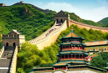 北京八达岭长城+颐和园一日游【[行程亮点]精选站点，超长景区游览】