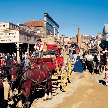澳大利亚墨尔本疏芬山一日游【疏芬山金矿城/下矿体验/植物园】