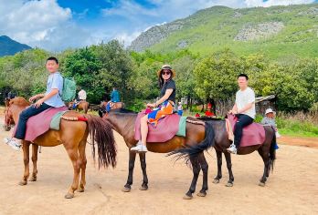 丽江拉市海茶马古道一日游【骑马划船+午餐+可选湿地公园划船】【[优质交通]环丽江古城、束河古镇有专职司机免费上门接送；每天9:00-14:00滚动发车，随订随走。】