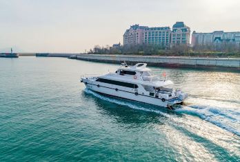 青岛海上观光游船半日游【多场次可选，无自费无购物】【[多种选择]每天多班次可选，随到随用】