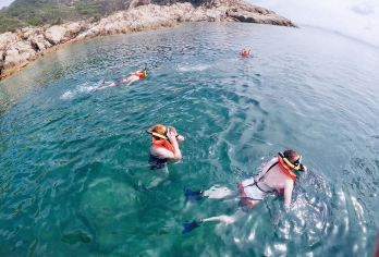 深圳大鹏杨梅坑桔钓沙 玻璃海浮潜 快艇出海＋全套浮潜装备【零基础可玩 不需要会游泳 提供浮潜装备】