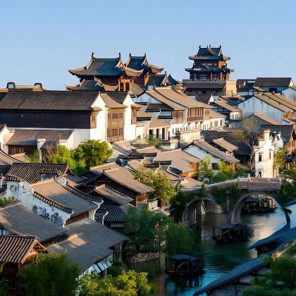 海宁盐官古城·潮乐之城，杭派服饰产业园自由购物一日