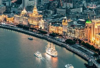 上海黄浦江游轮（十六铺码头）精华游船夜游船票【黄浦江夜游船】