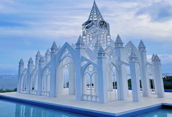 大连碧海山庄+棒棰岛+威尼斯水城一日游【世外桃源&圣托里尼】【经典小团：市中心酒店上门接，出行无忧】