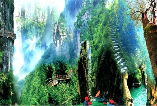 恩施市恩施地心谷景区一日游【独立成团|拒绝与他人拼团】【专车上门接送，舒适车型】