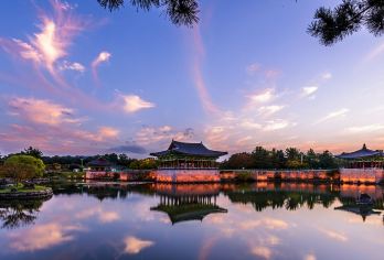 釜山往返-庆州世界文化遗产一日游 游览永恒的历史遗迹【佛国寺： 在这座历史悠久的寺庙中，欣赏世界闻名的艺术石造文物】