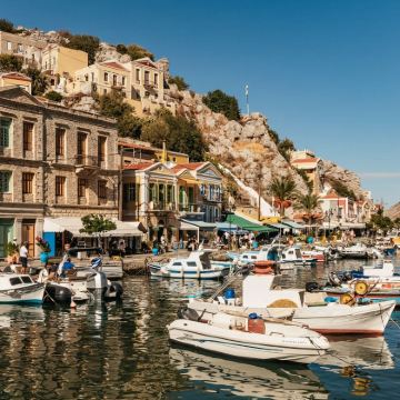 希腊 罗得岛出发 锡米岛+帕诺米蒂斯修道院一日游 含往返船票