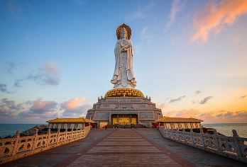 三亚南山文化旅游区+大小洞天一日游【纯玩祈福双含门票讲解】【108米南山海上观音，佛教文化苑，福泽圣地；海山奇观风景区、古称鳌山大小洞天，南山不老松；】