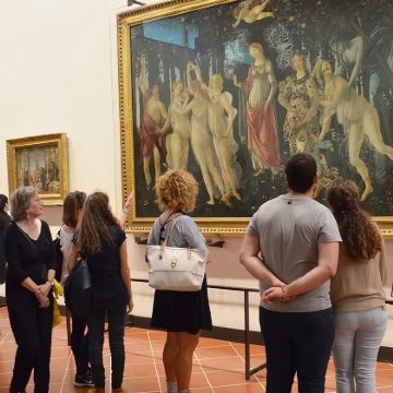 意大利佛罗伦萨乌菲兹美术馆中文讲解半日游官方持证导游8人小团